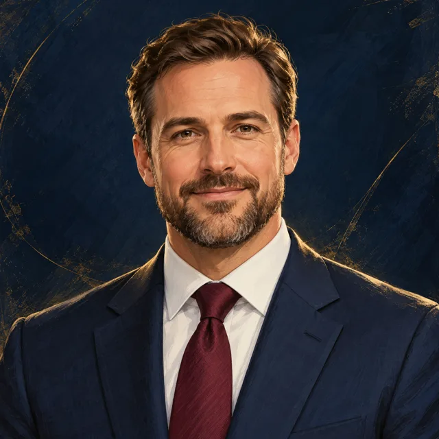 Illustrative fictional portrait; actual photo pending